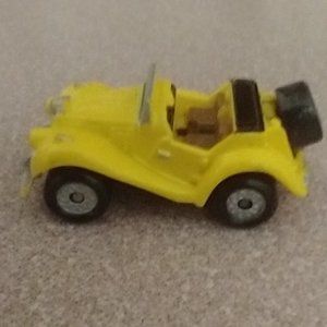 Vintage Micro Machines MG TF Yellow, 1987 Galoob